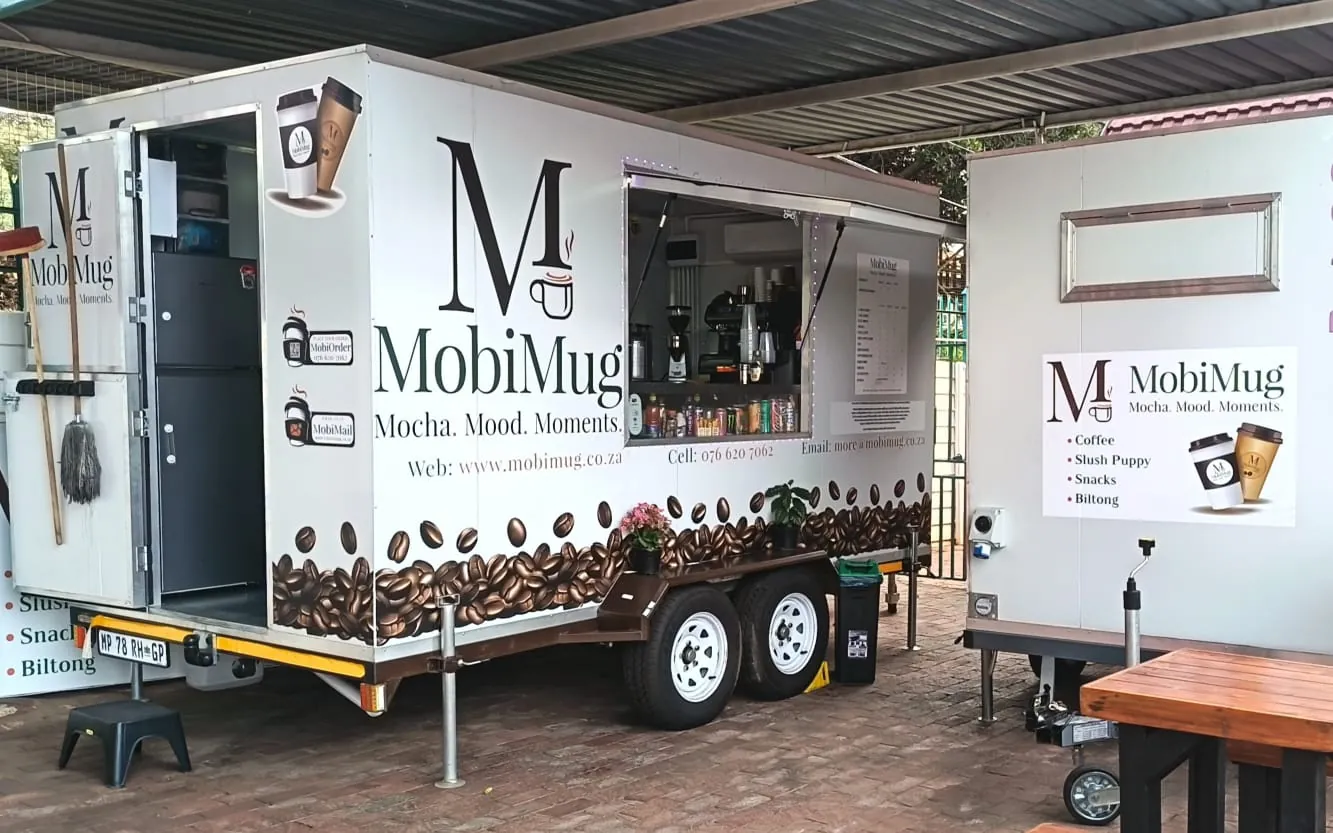 MobiMug Mobile Coffee Solutions, coffee trailers in Gauteng